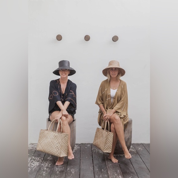 New Hand-woven Bucket Hats: tan, brown and tan, tan and black. - Picture 3 of 13